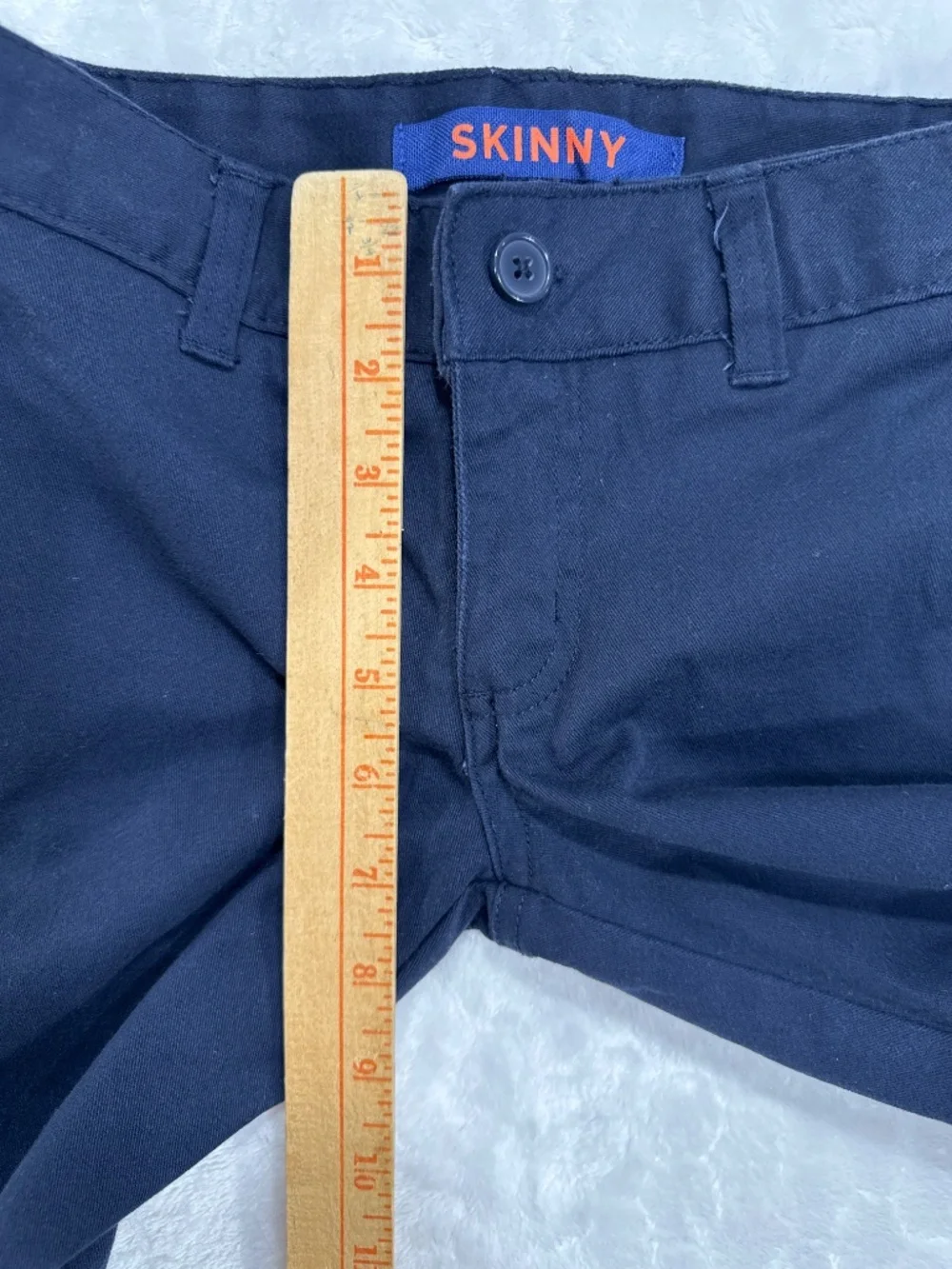 French toast skinny school uniform pants navy blue girl size 7 - Picture 8 of 11